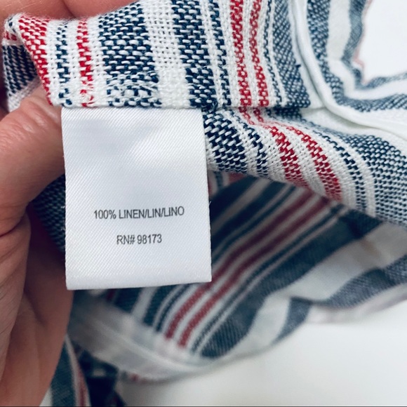 W by Worth Striped Linen Pant - Picture 11 of 12